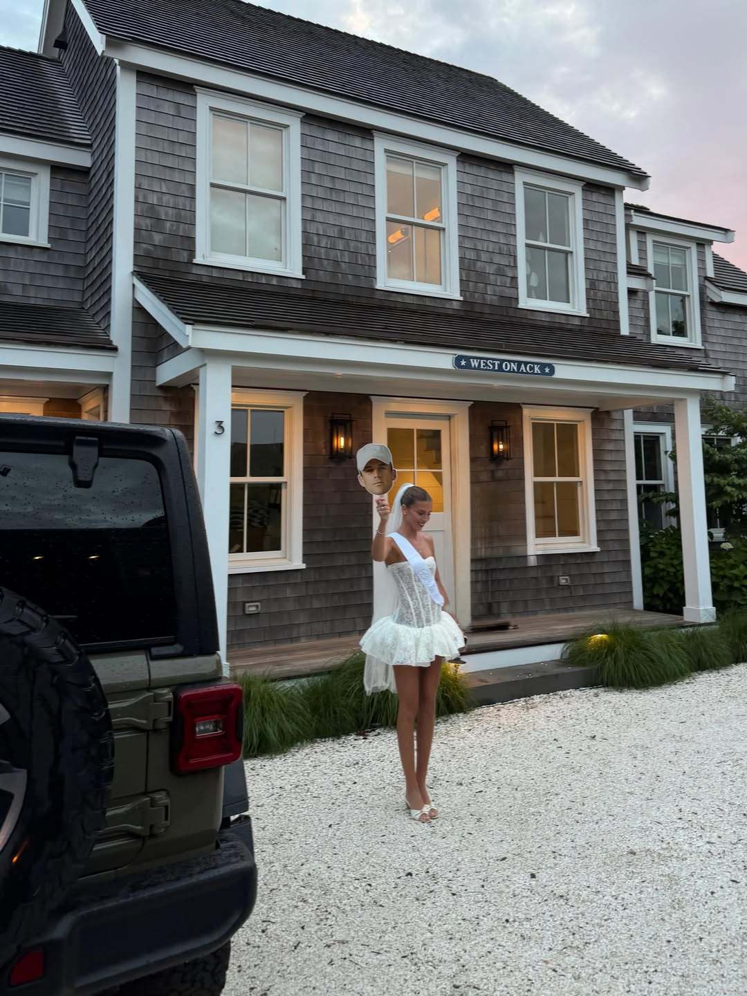 Paige Lorenze at her bachelorette party in Nantucket