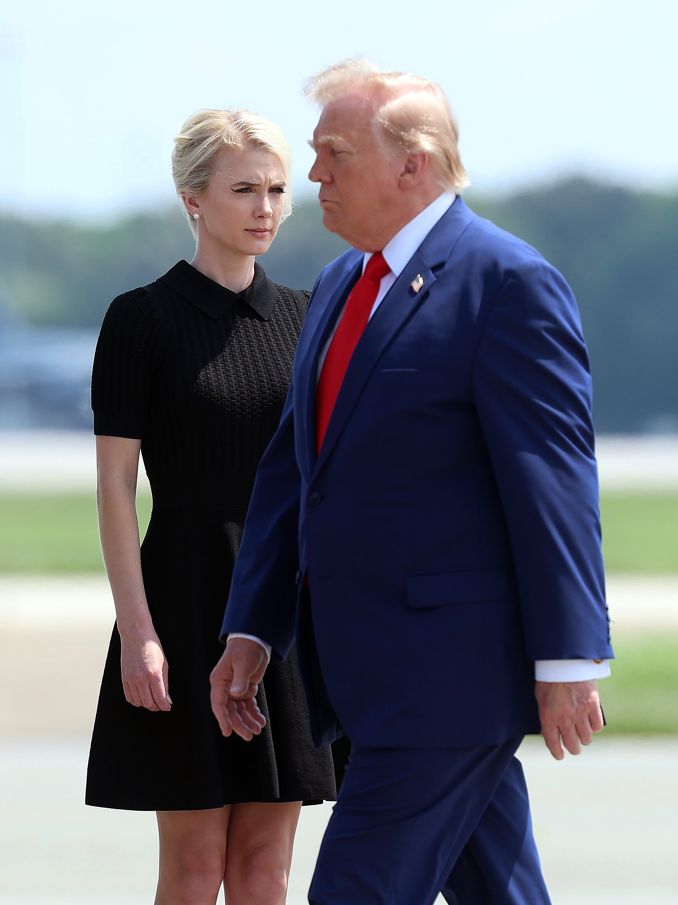 President Trump Attends Dignified Transfer For Fallen US Troops In Delaware