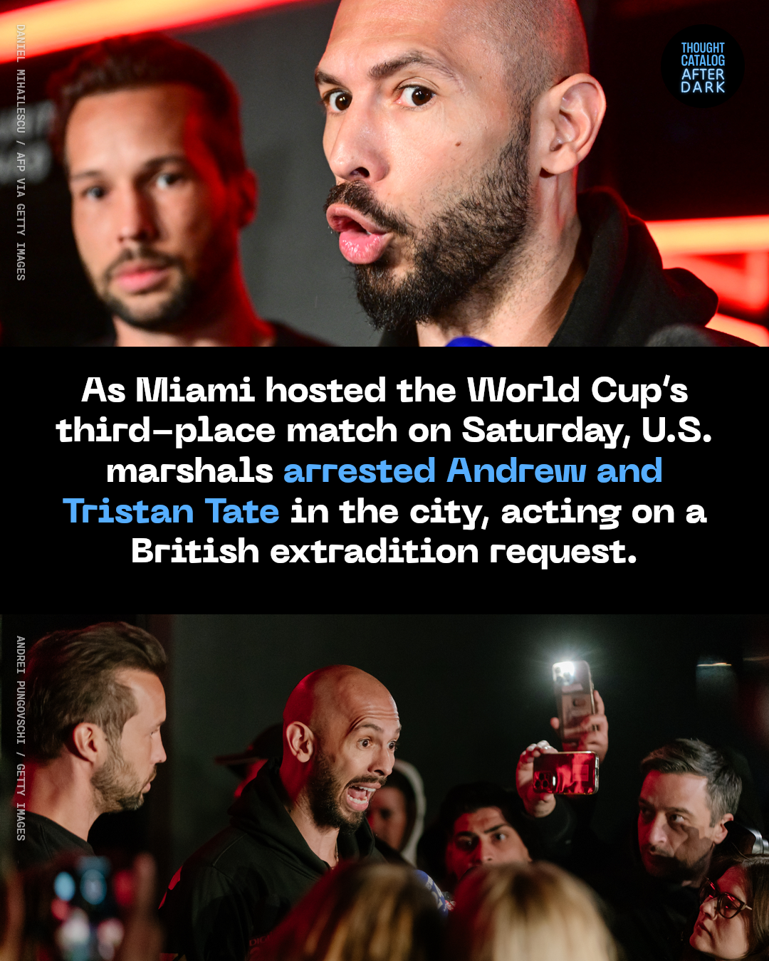 Andrew Tate and Tristan Tate