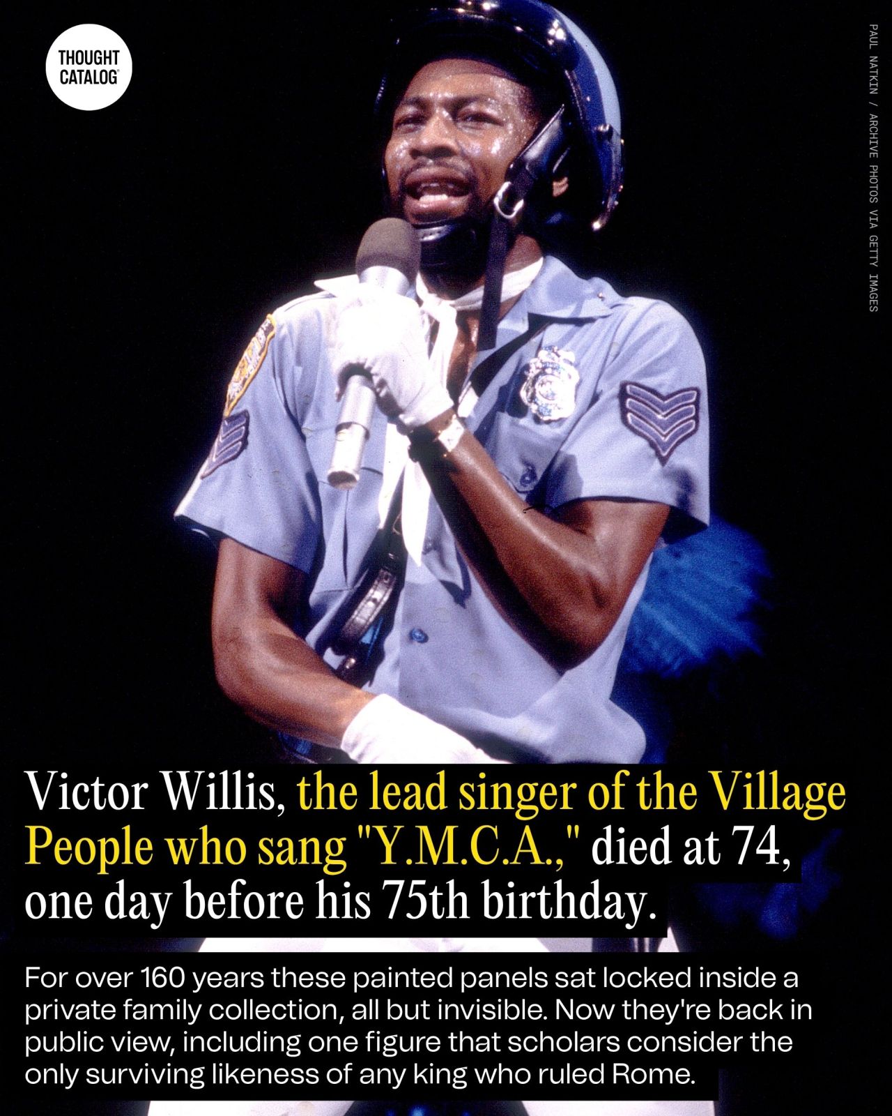 Victor Willis, the Lead Singer of the Village People Who Sang "Y.M.C.A.," Died at 74, One Day Before His 75th Birthday