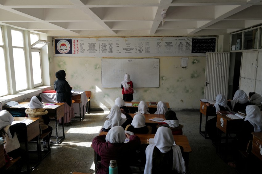2.4 Million Afghan Girls Are Locked Out of Secondary School, Five Years After the Taliban Took Power
