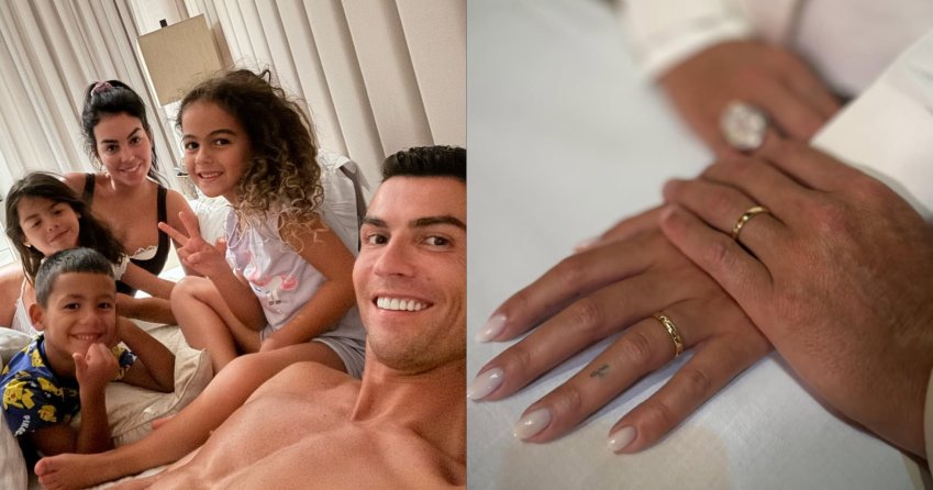 Cristiano Ronaldo and Georgina Rodríguez Got Married in Their Own Living Room, 10 Years to the Day After They Met