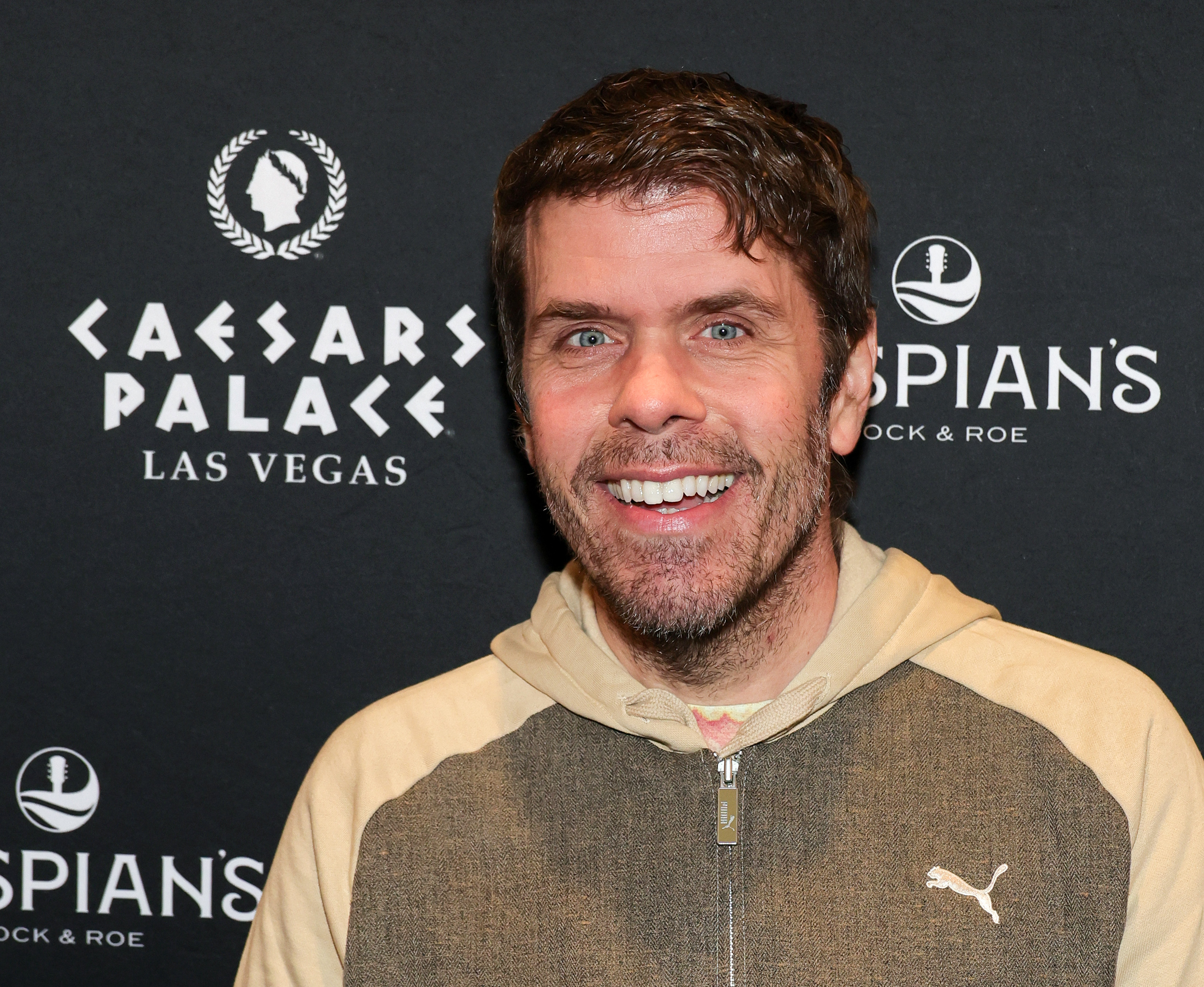 Perez Hilton at the grand opening of Caspian's Cocktails & Caviar at Caesars Palace in Las Vegas