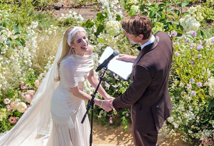 Emma Roberts Married Cody John at His Family’s Sun Valley Home, and Vogue Just Published the Photos