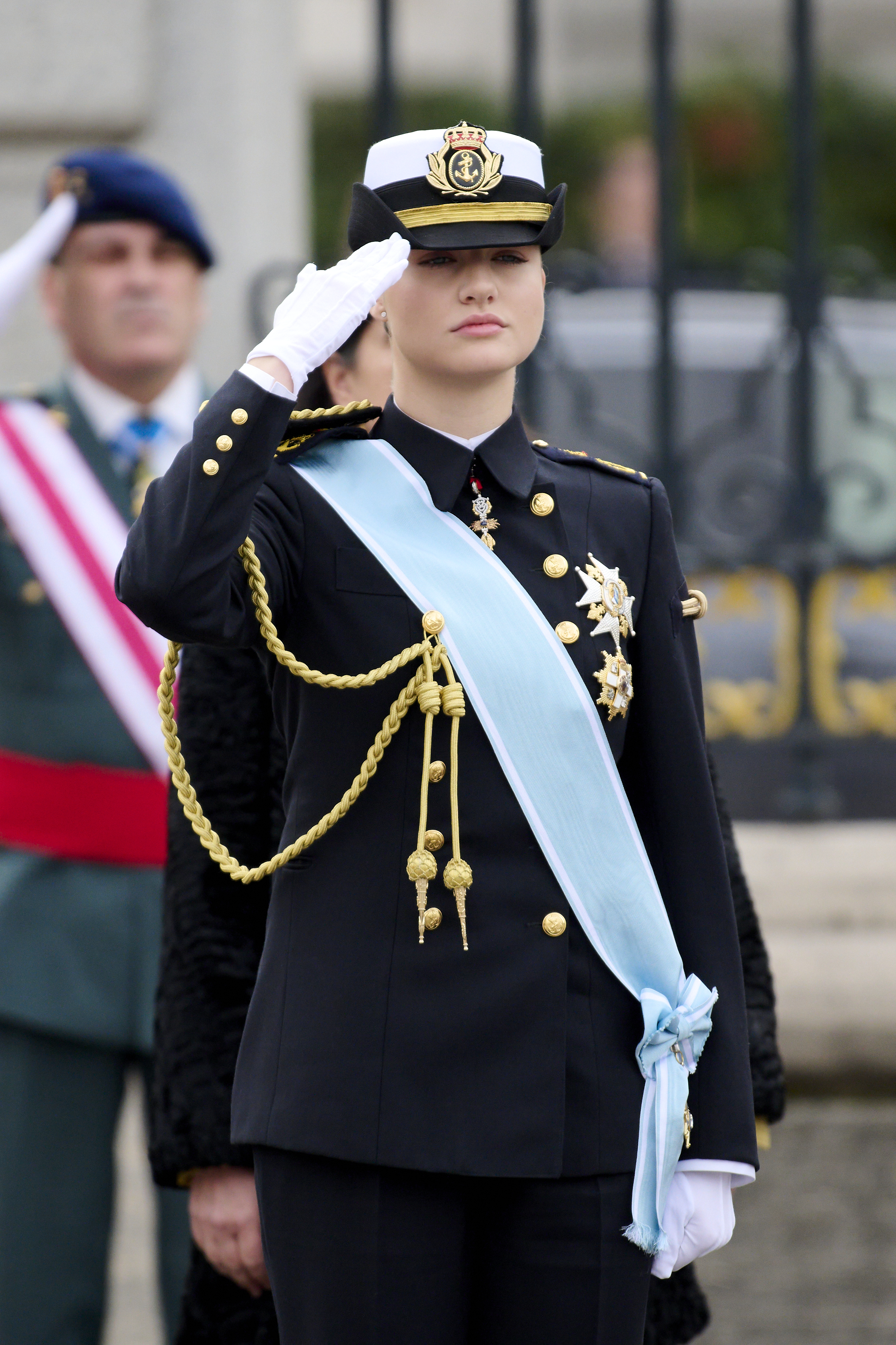 Crown Princess Leonor of Spain at the Pascua Militar ceremony at the Royal Palace in Madrid