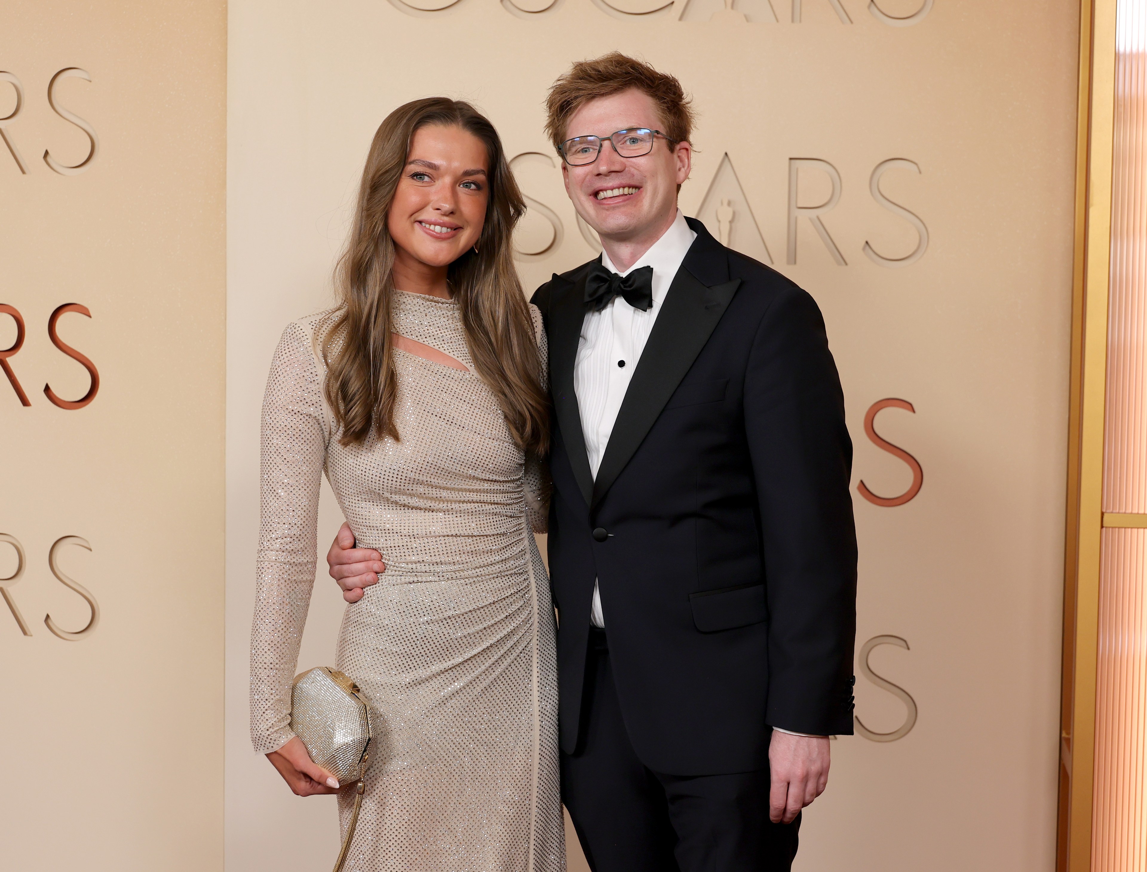 Hank Green and a guest at the 98th Oscars arrivals at the Dolby Theatre in Hollywood
