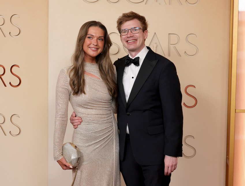 Hank Green and a guest at the 98th Oscars arrivals at the Dolby Theatre in Hollywood