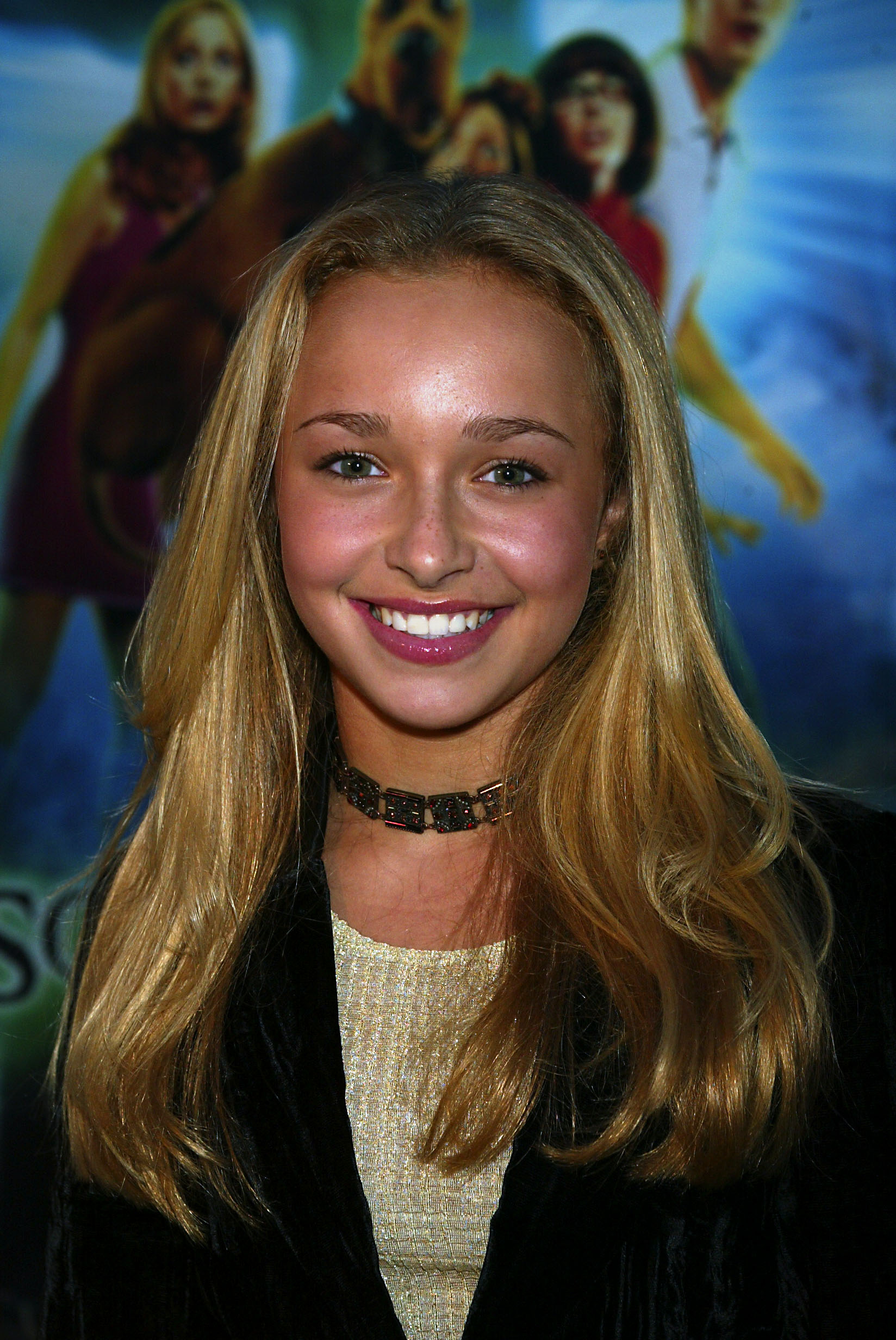 Hayden Panettiere at a Scooby-Doo DVD launch event on Roosevelt Island, New York City, in 2002