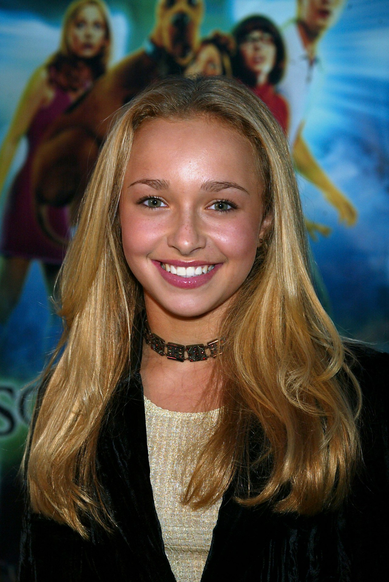 Hayden Panettiere at a Scooby-Doo DVD launch event on Roosevelt Island, New York City, in 2002