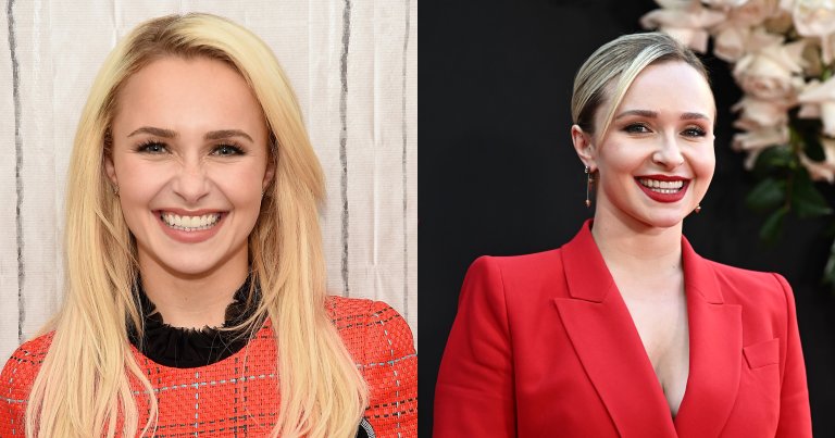 Hayden Panettiere smiling, wearing a red and black top, at the AOL Build Speaker Series in New York City, January 2017.