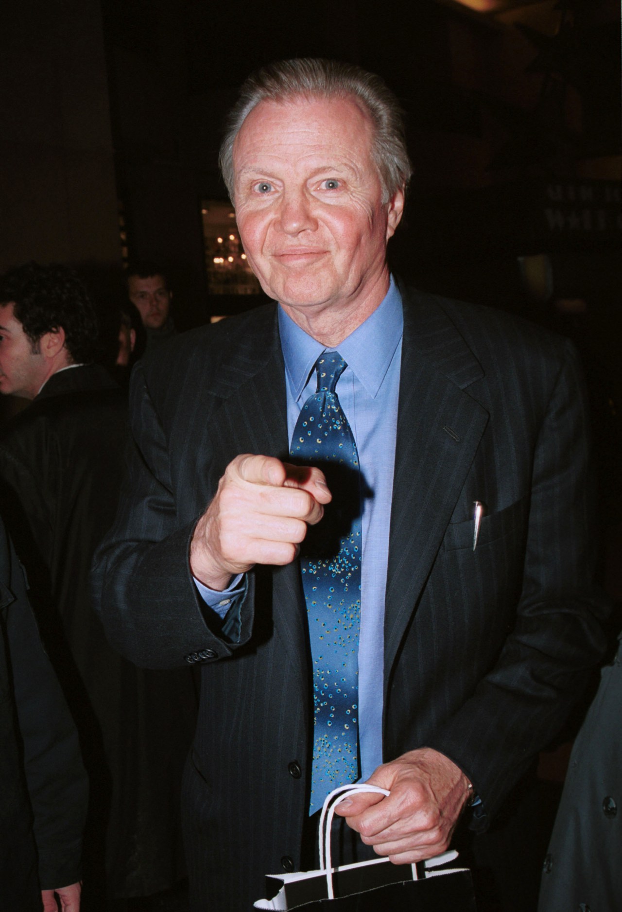 Jon Voight at the premiere of Ali in Los Angeles in 2001
