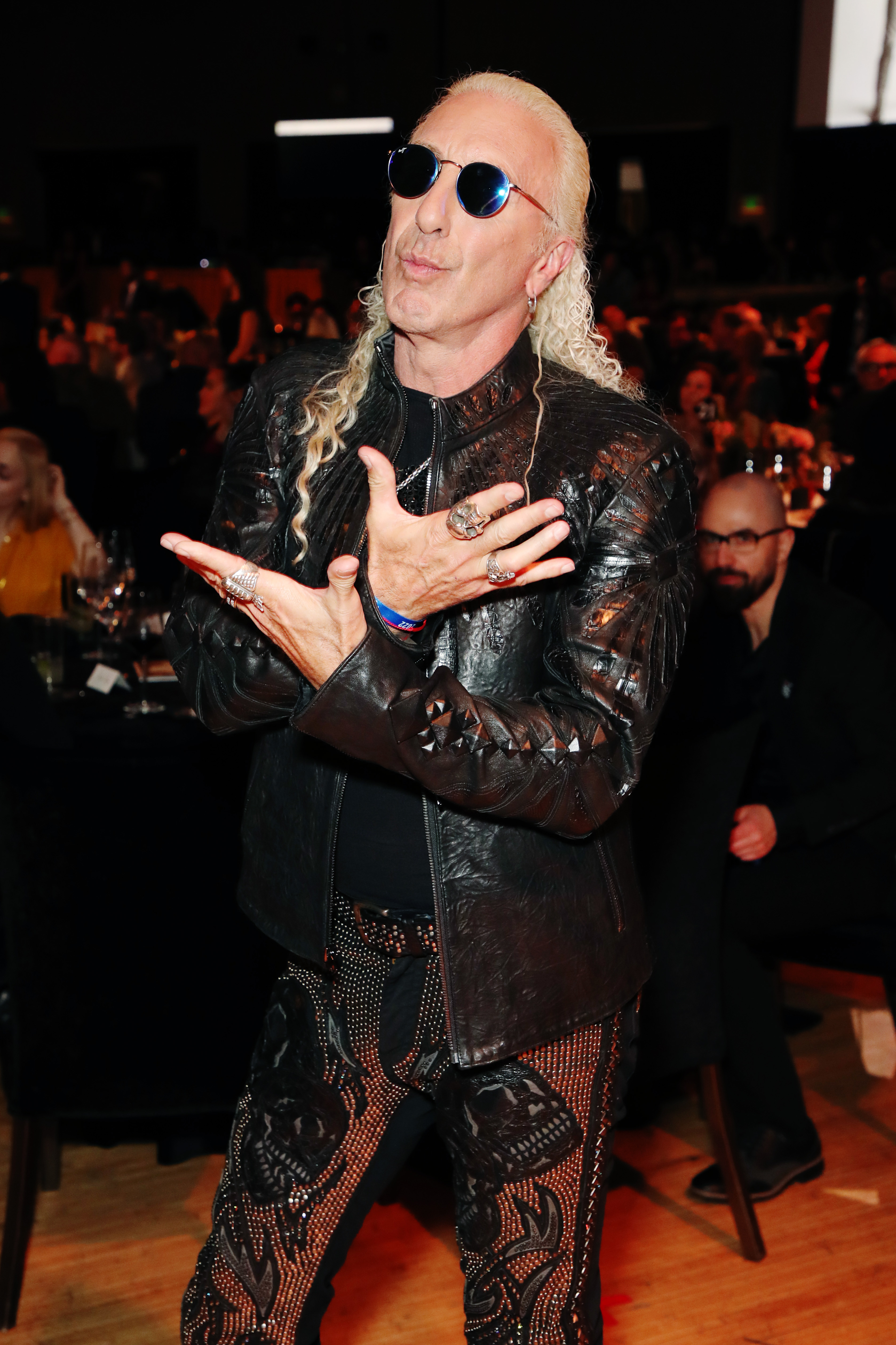 Dee Snider at Steven Tyler's Grammy Awards viewing party at the Hollywood Palladium in Los Angeles