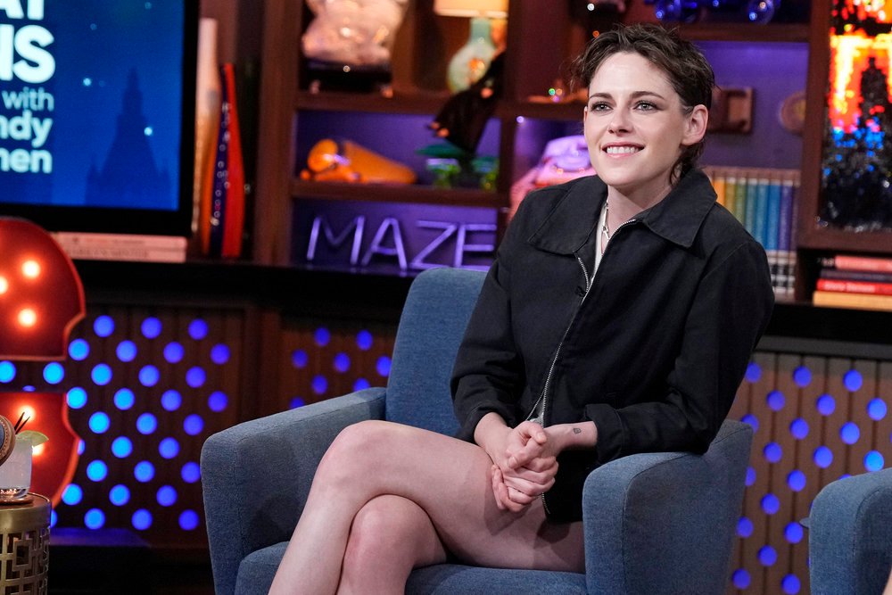 Kristen Stewart on the set of Watch What Happens Live With Andy Cohen