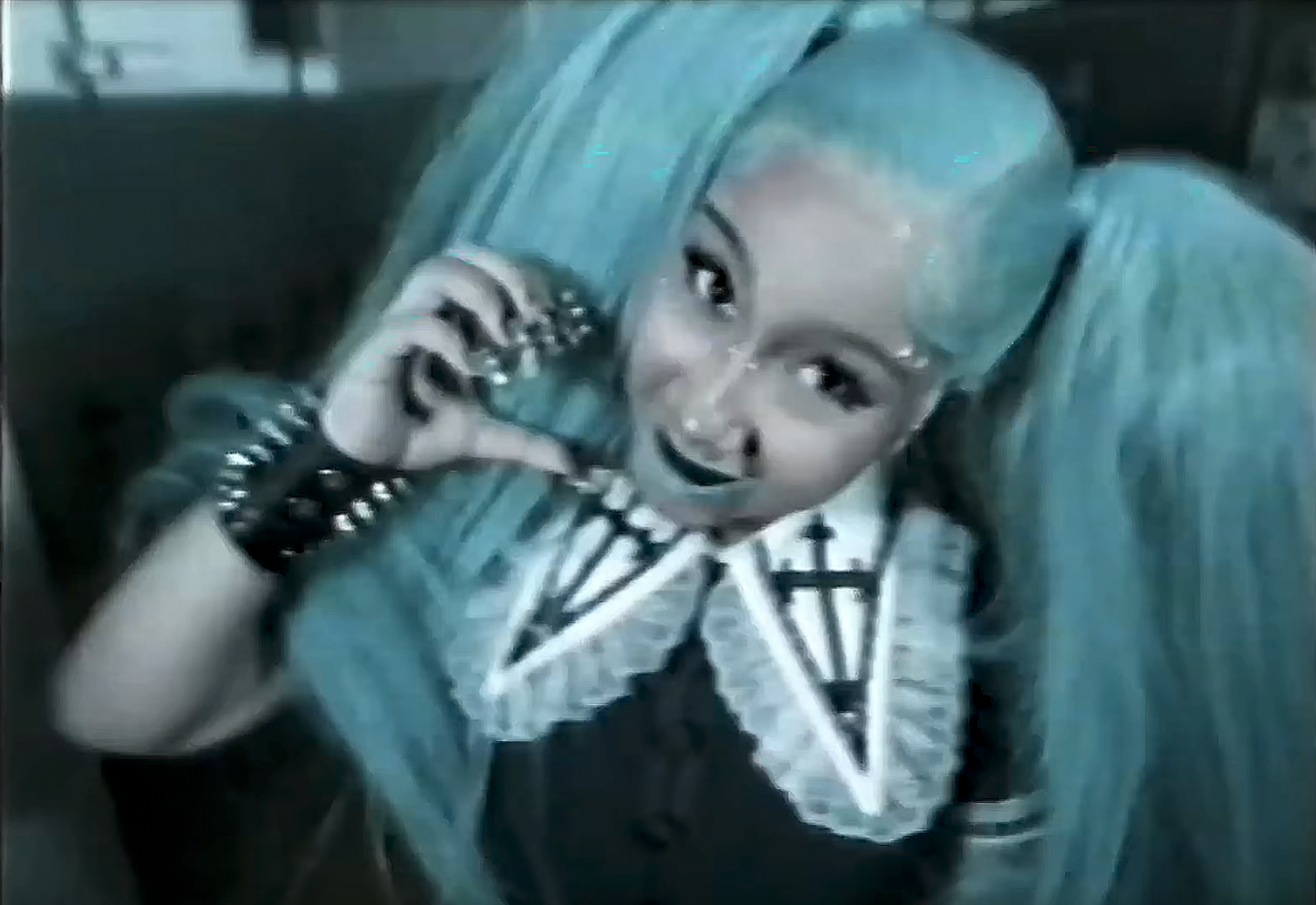 North West in a scene from the Aishite music video