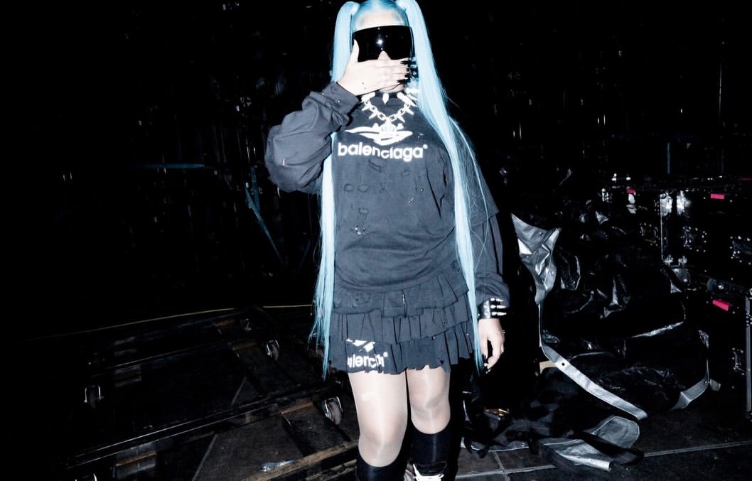 North West in her horror-anime music video "Aishite"