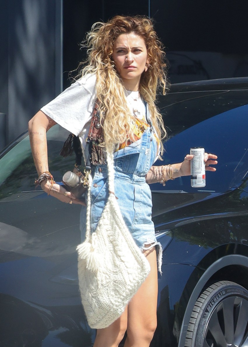 Paris Jackson Spotted Feeding a Parking Meter While Touring With The Pretty Reckless