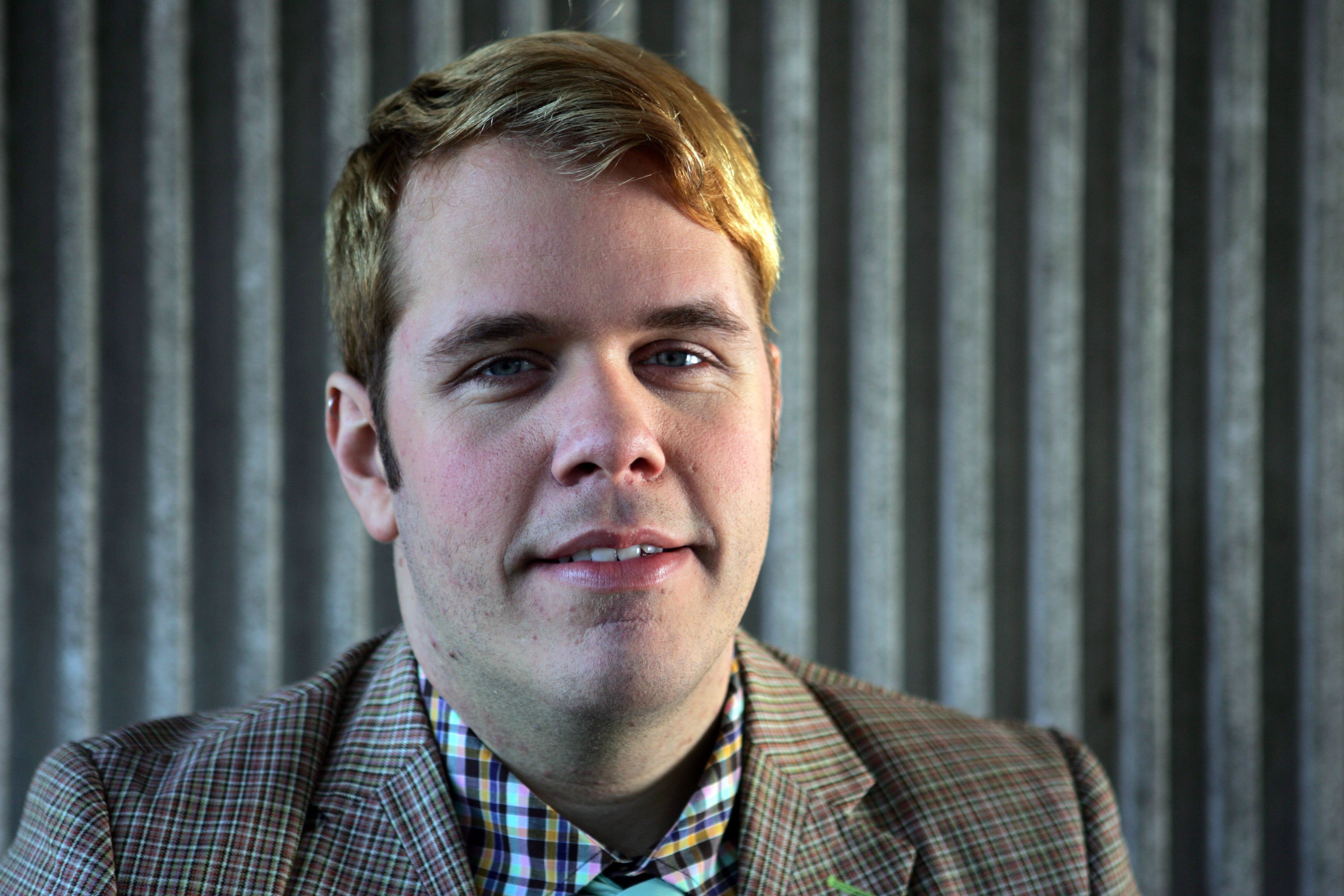 Perez Hilton posing for a portrait at the Toronto International Film Festival in 2006