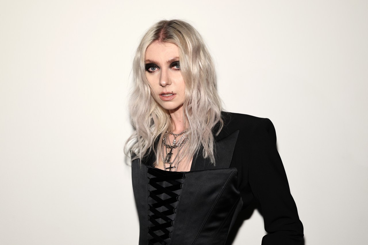 Taylor Momsen seated in the front row at the Christian Siriano Fall/Winter 2026 runway show in New York City