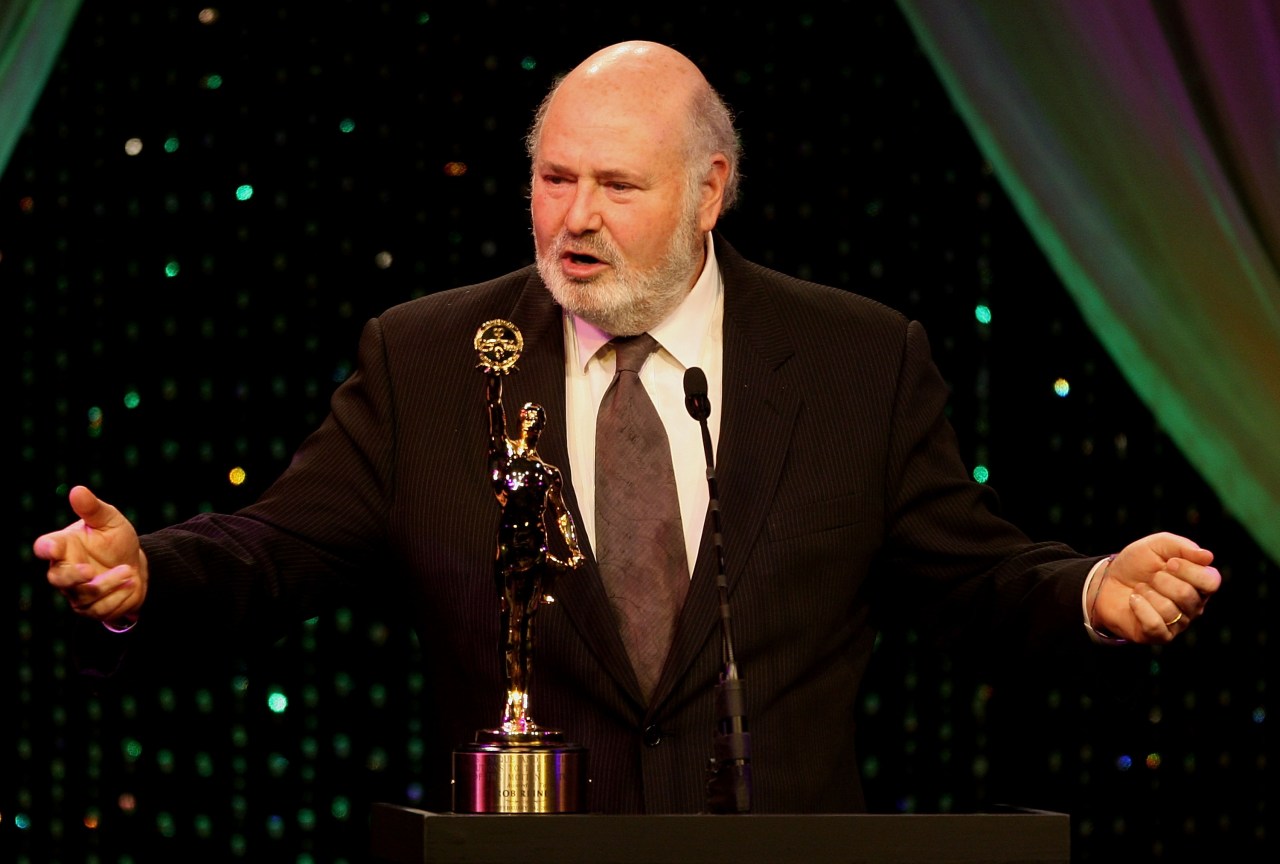 Rob Reiner speaking at the 60th Annual ACE Eddie Awards at the Beverly Hilton Hotel