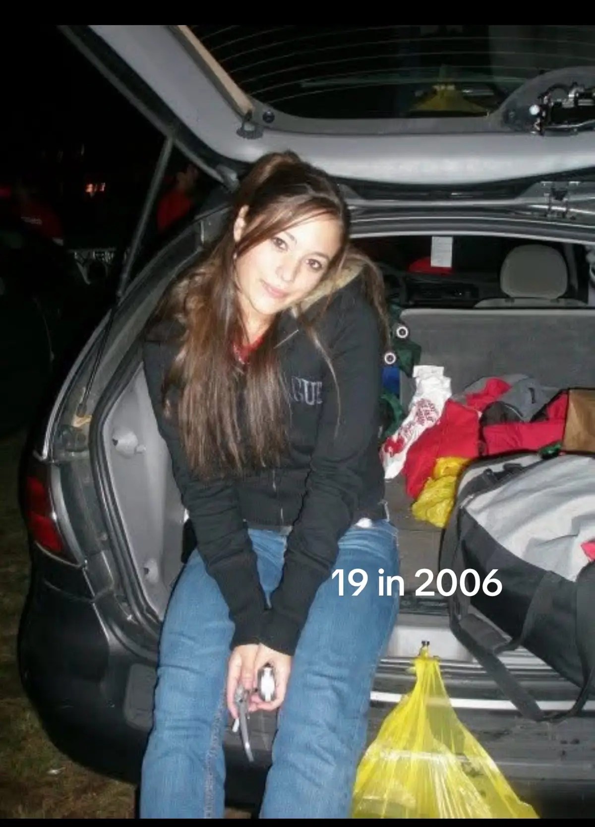 Sammi Sweetheart in a photo from her 'me through the decades' Instagram carousel