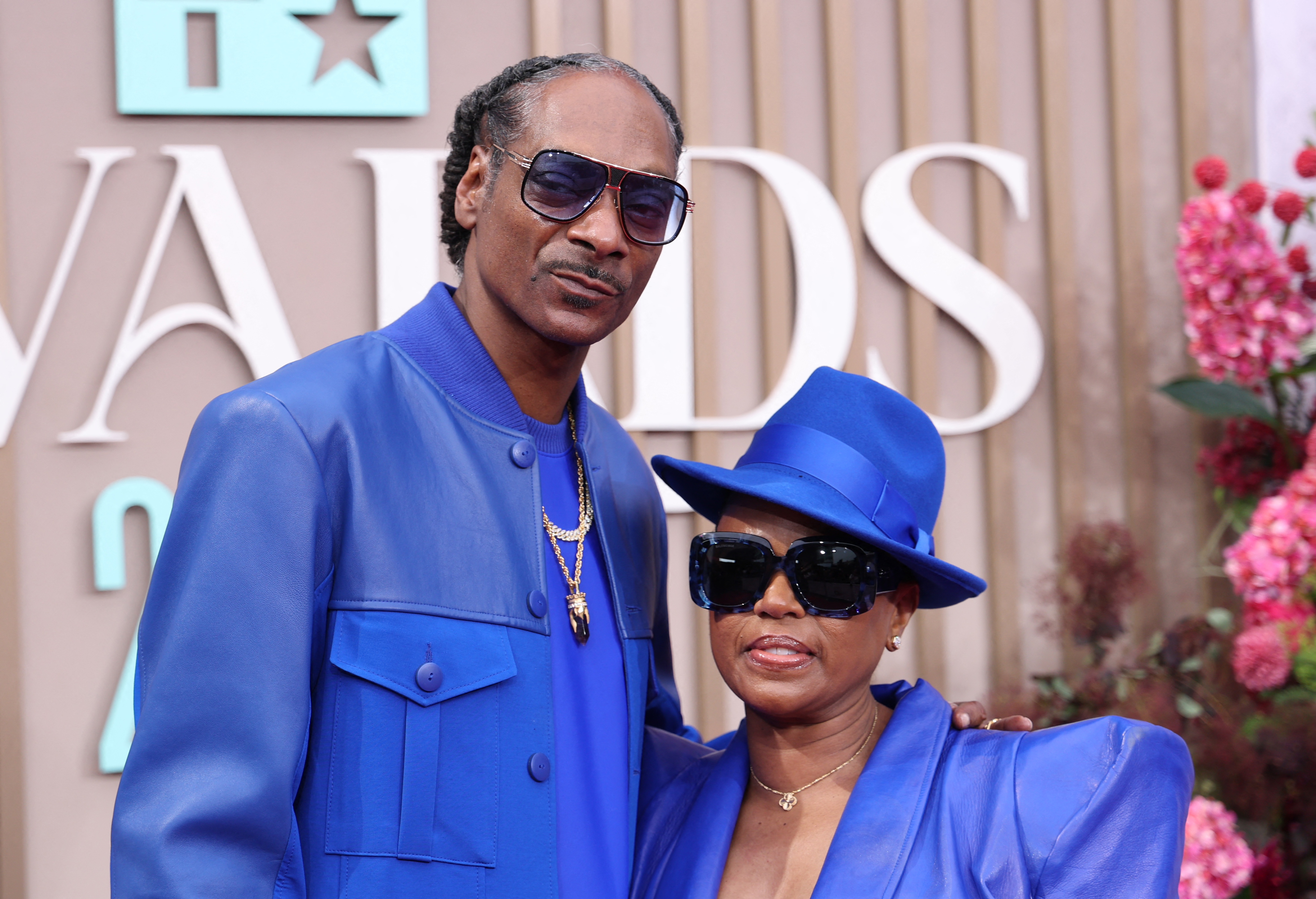 Snoop Dogg and Shante Broadus at the BET Awards 2025 at the Peacock Theatre in Los Angeles