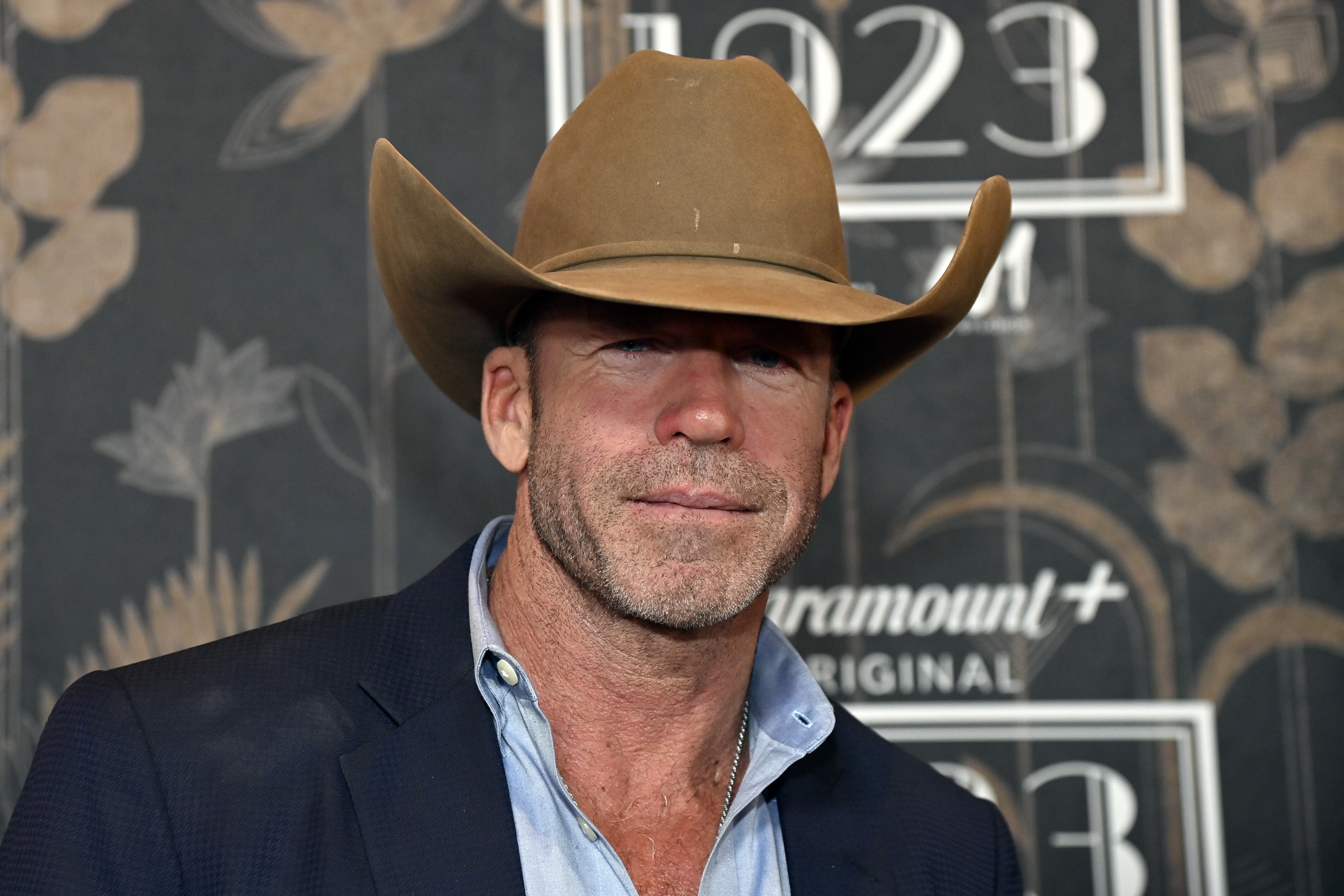 Taylor Sheridan at the 1923 premiere screening at Wynn Las Vegas