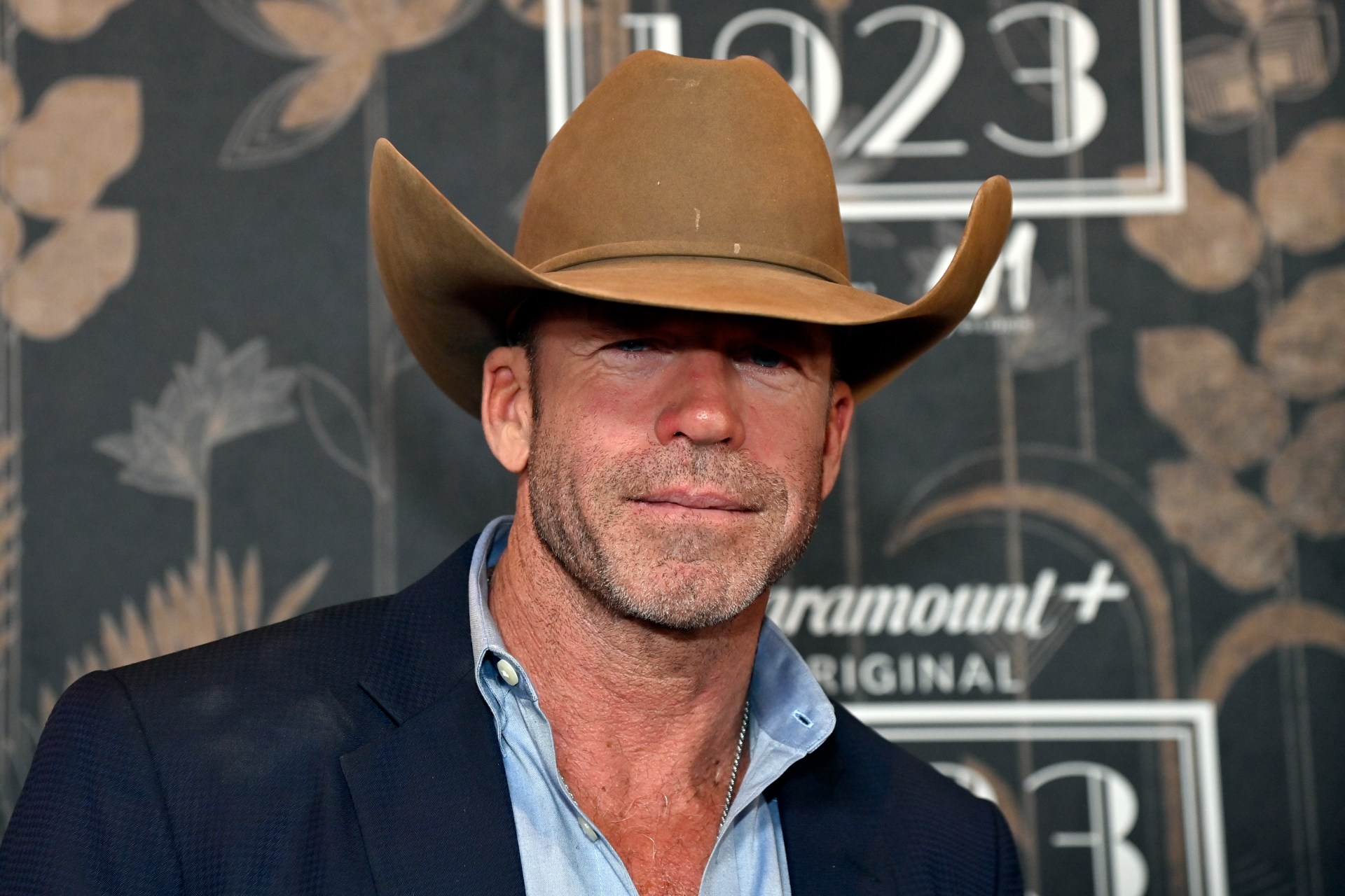 Taylor Sheridan at the 1923 premiere screening at Wynn Las Vegas