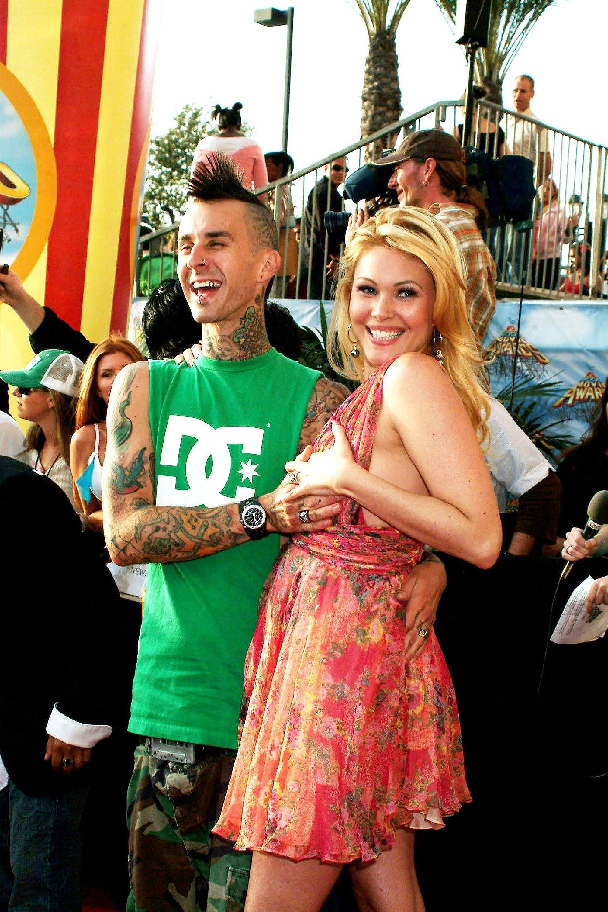 Travis Barker and Shanna Moakler together
