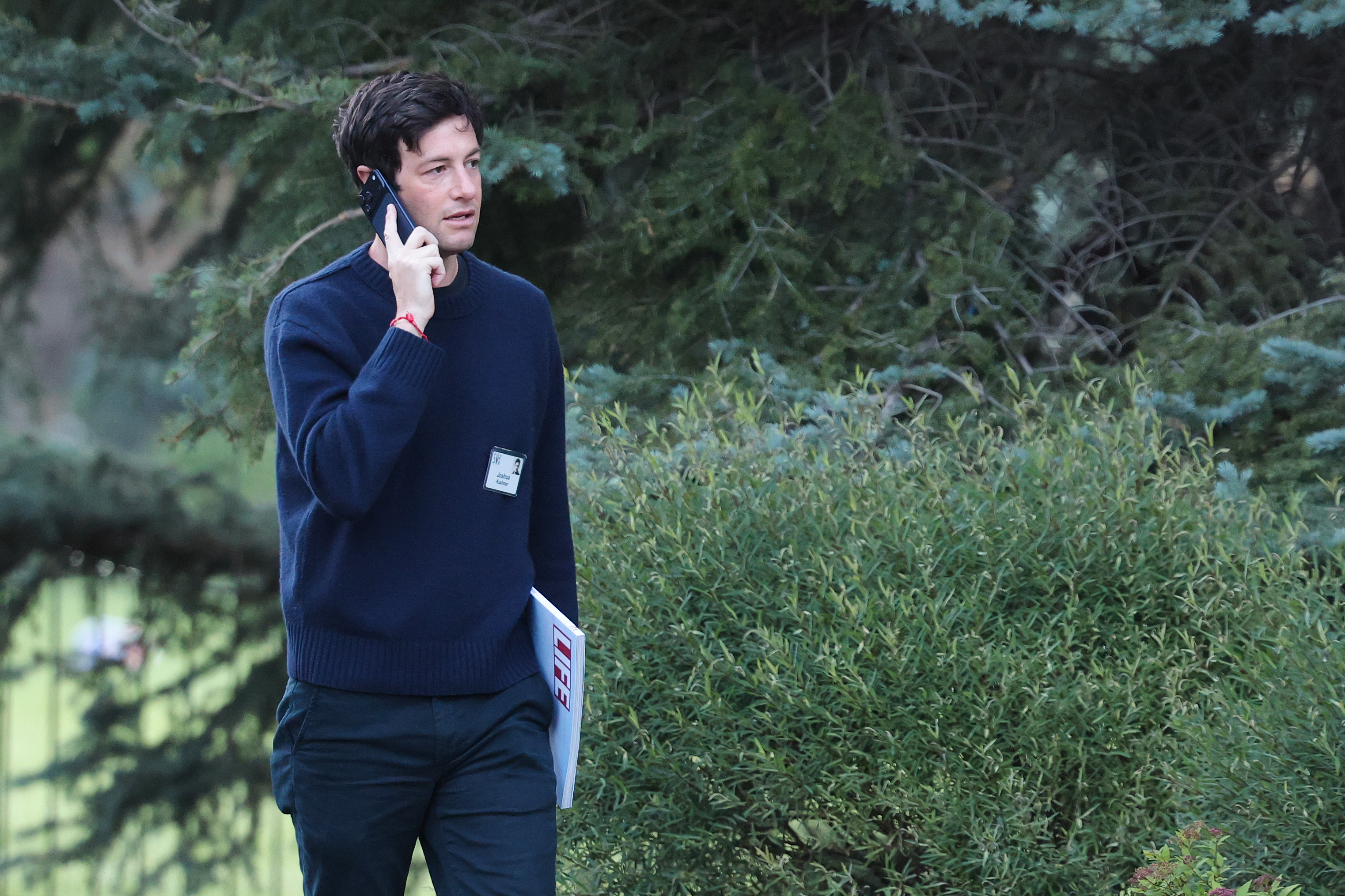 Josh Kushner at the Allen & Company Sun Valley Conference at Sun Valley Lodge in Idaho
