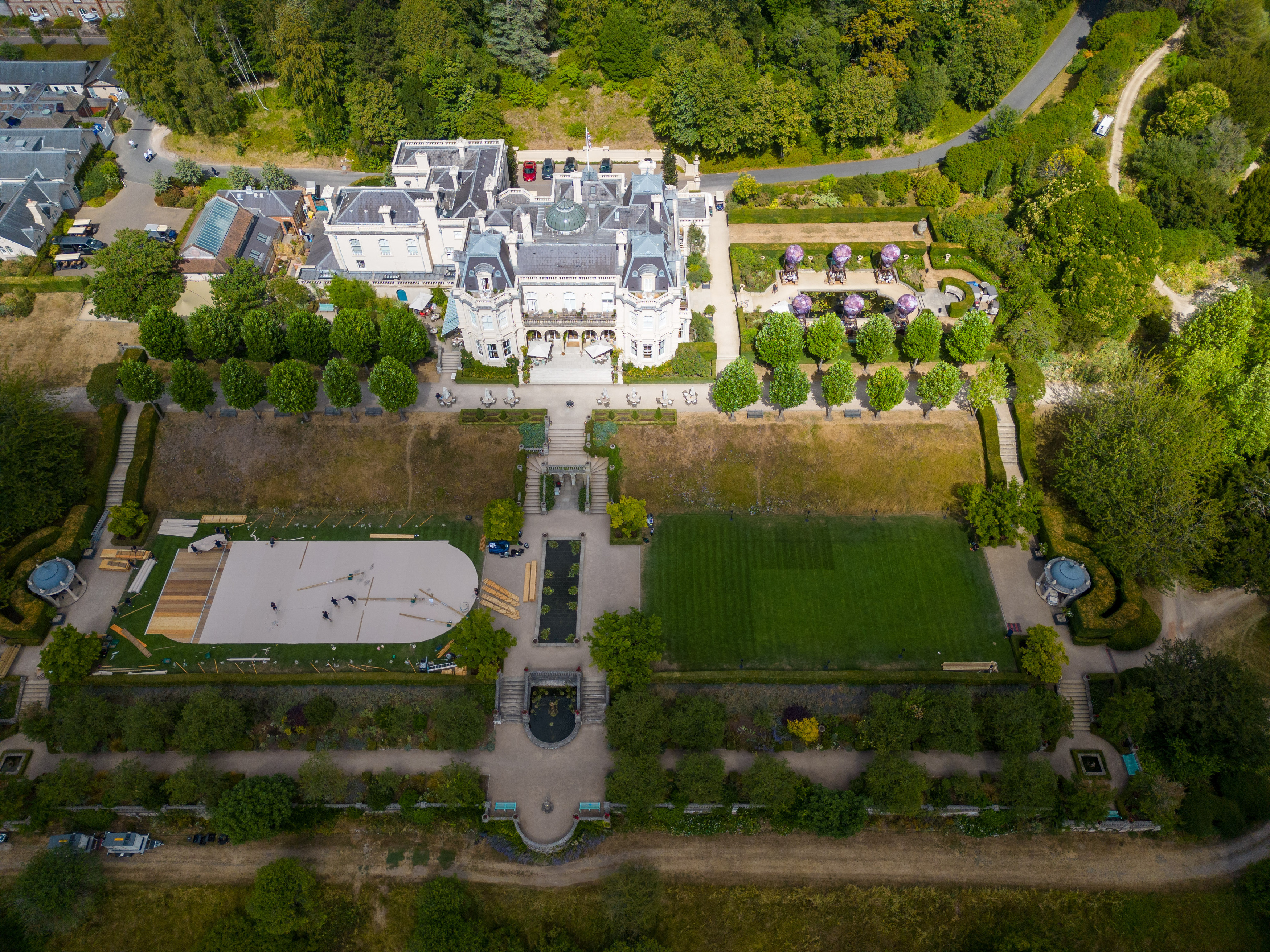 Beaverbrook Hotel country estate in the Surrey Hills, England